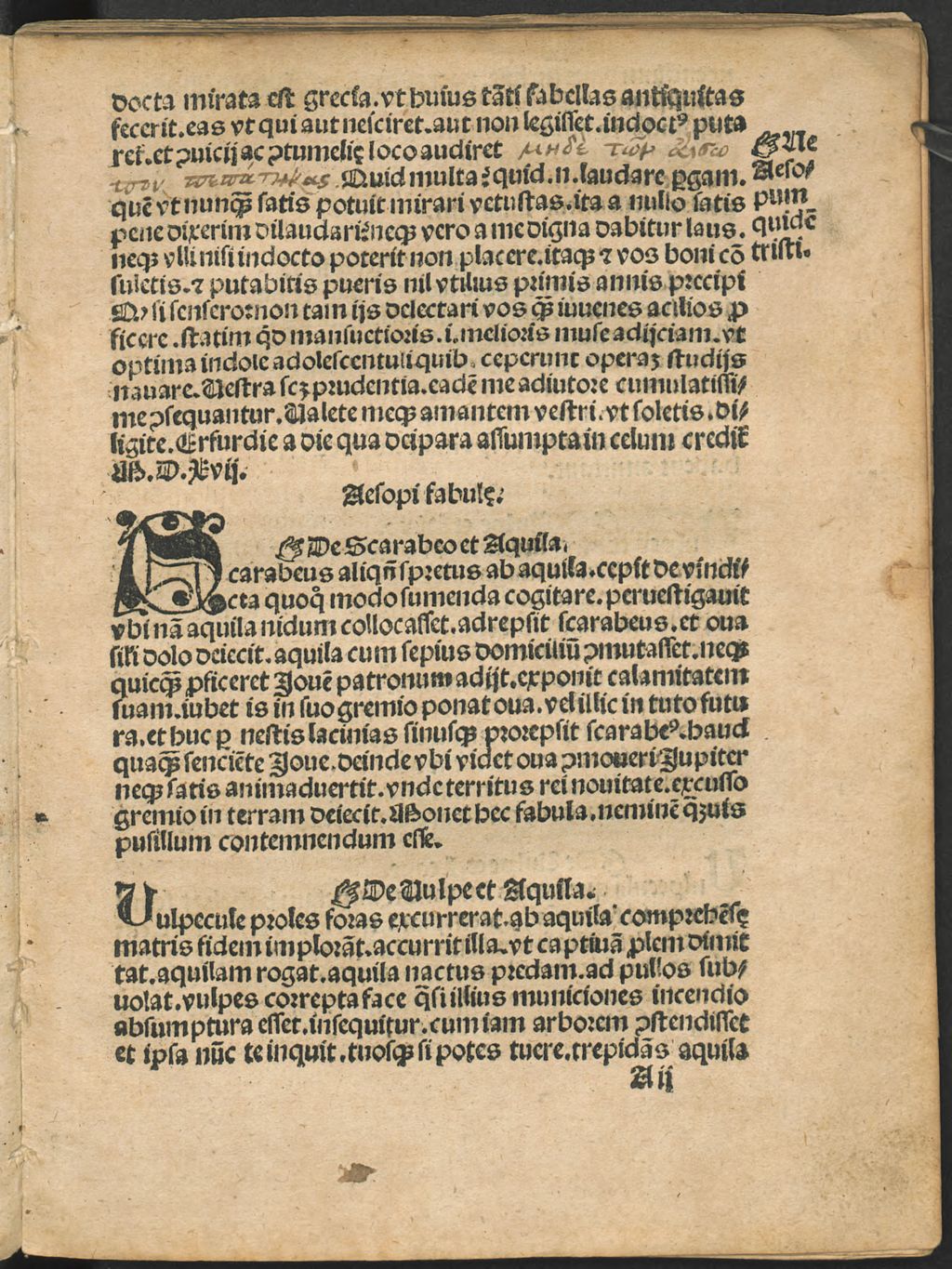 Cover of Fabellae Aesopi Philosophi tam salis eruditionis pleniss. quam morib. optimis fingendis utilissimi
