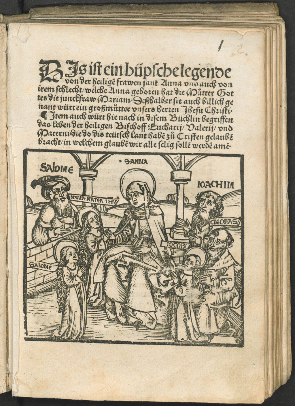 Cover of Dis ist ein hüpsche Legende von der heil. Frawen sant Anna