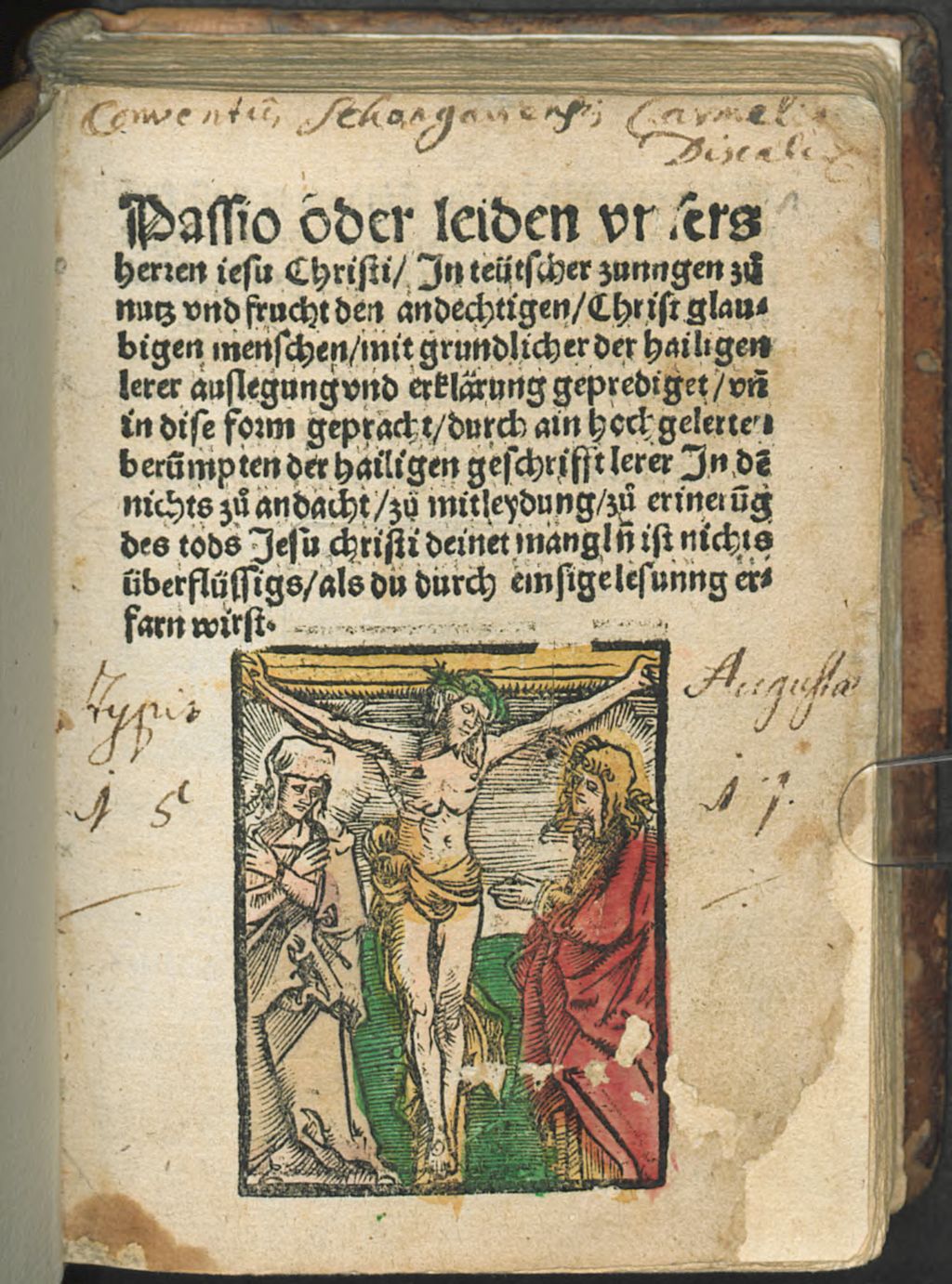 Cover of Passion oder Leiden unsers Herrn Jesu Christi