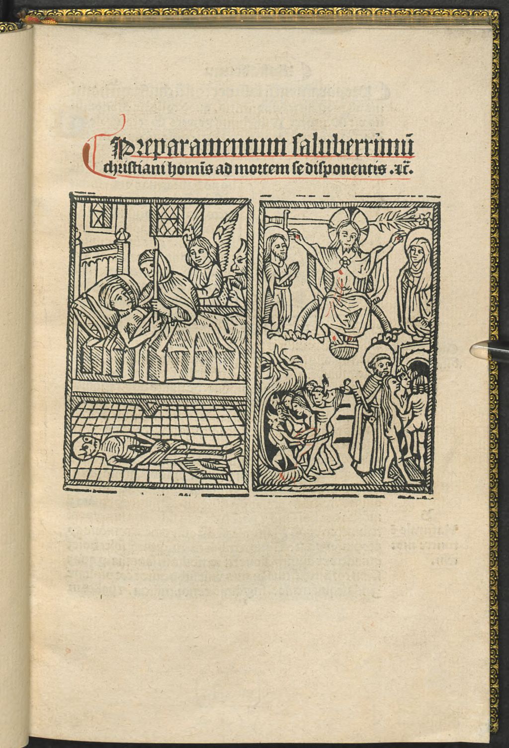 Cover of Preparamentum saluberrimu[m] christiani homi[ni]s ad mortem, se disponentis, [et]c