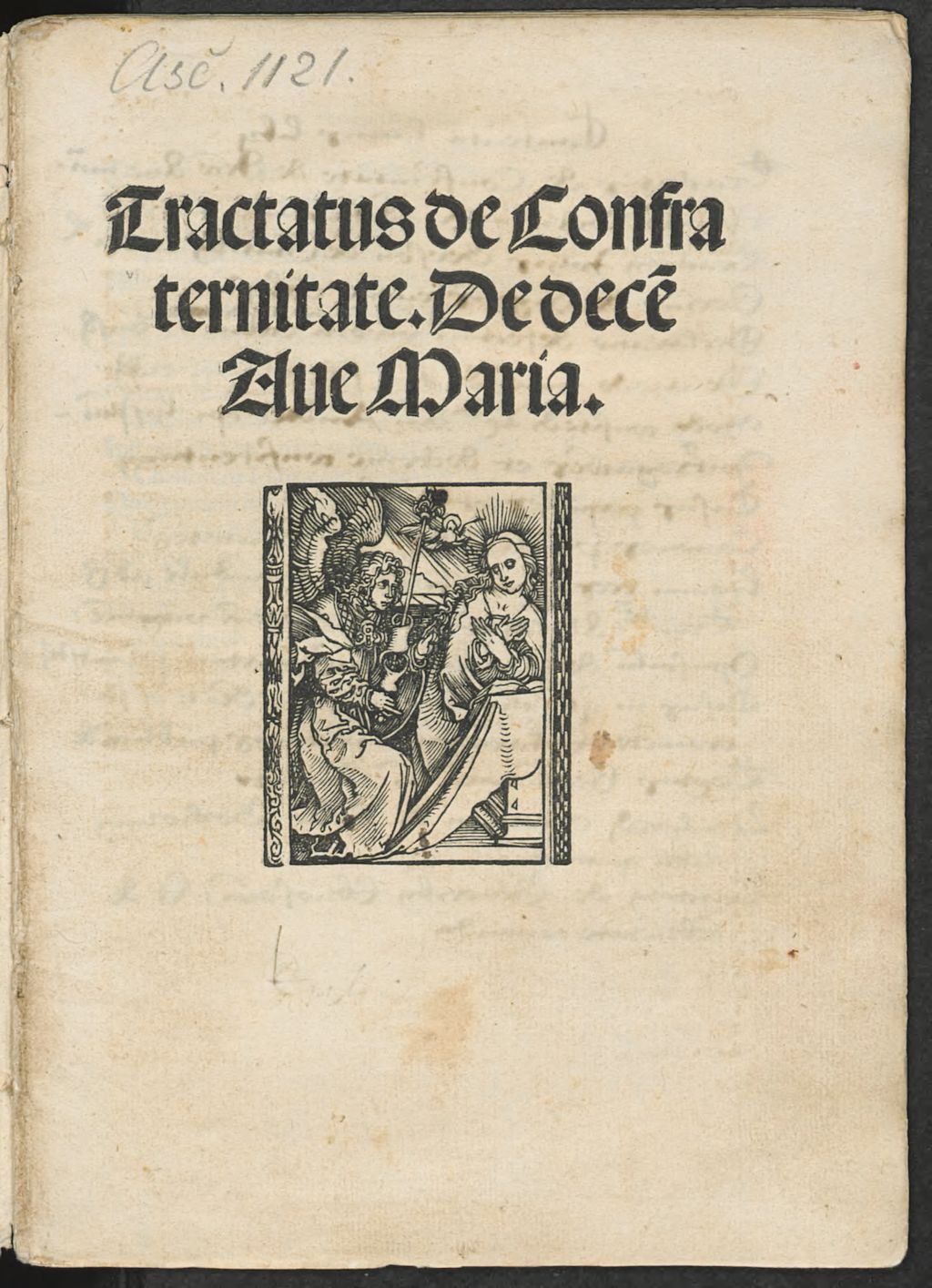Cover of Tractatus de Confraternitate