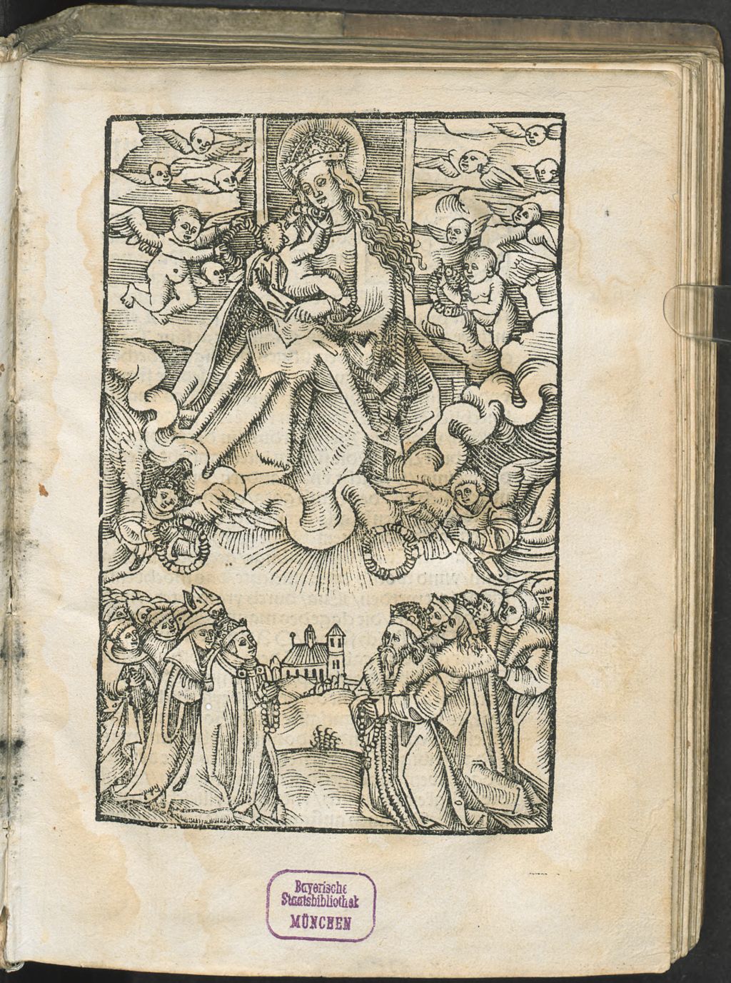 Cover of Der Spiegel hochloblicher Bruderschafft des Rosenkrantz Marie, der allerreinsten Jungfrawen
