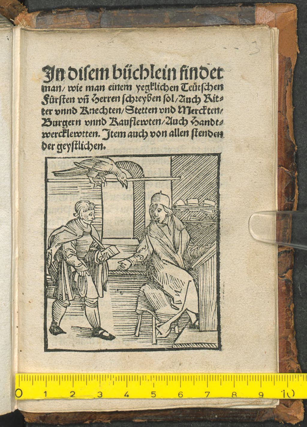 Cover of In diesem Büchlein findet man, wie man einem jeglichen Deutschen Fürsten und Herren schreiben ... soll