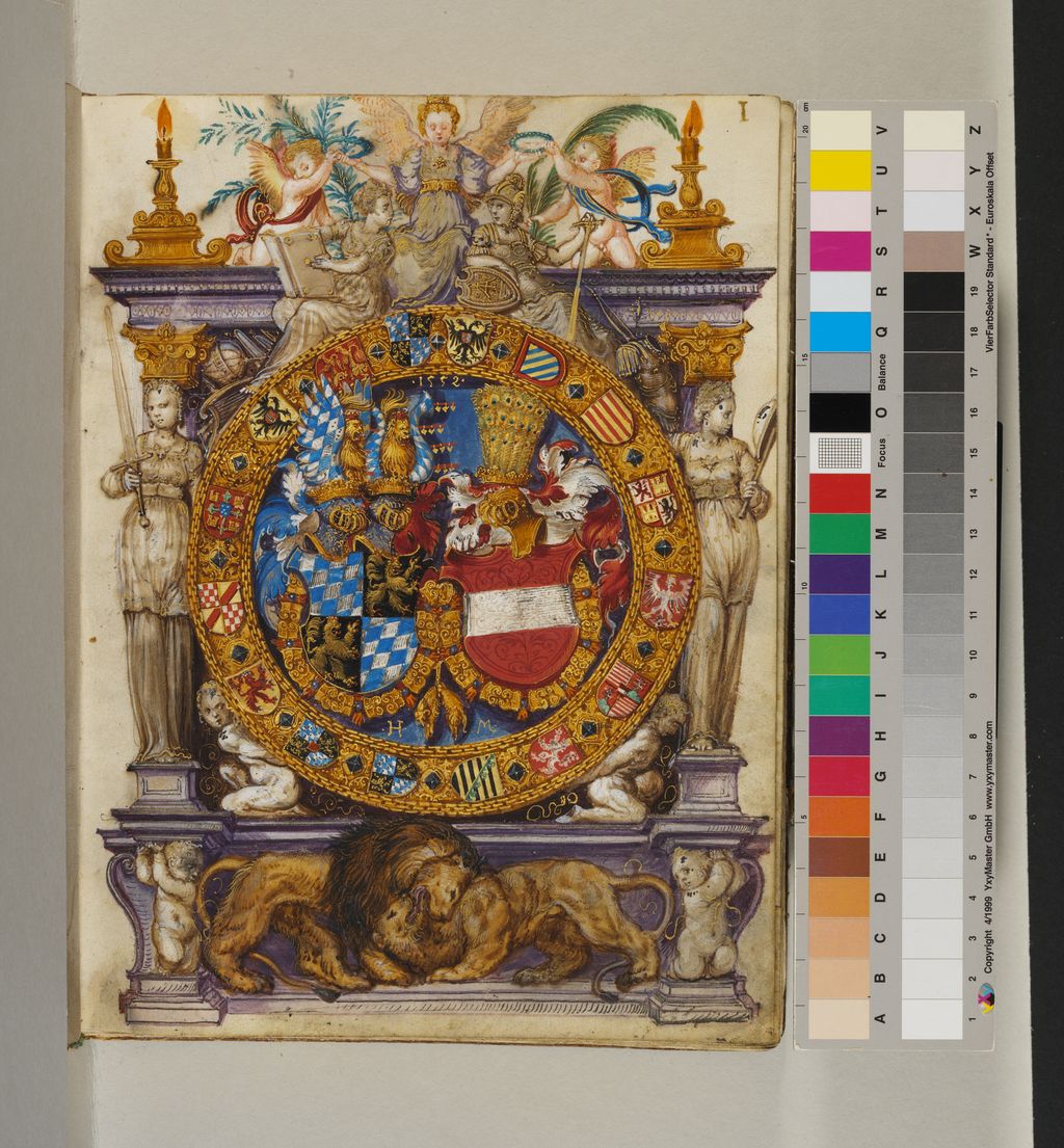 Cover of Kleinodienbuch (Herzog Albrechts V. von Bayern und seiner Gemahlin Anna von Österreich) - BSB Cod.icon. 429