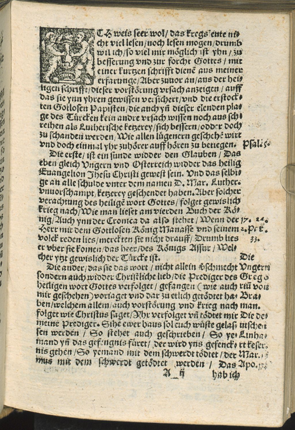 Cover of Vrsach warumb Vngern verstöret ist, Vnd ytzt Osterreich bekrieget wird