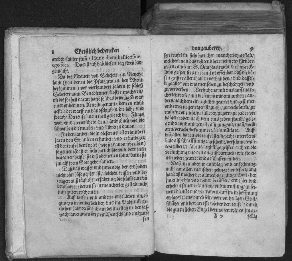 Cover of Christlich bedencken vnd erinnerung von Zauberey, Woher, was vnd wie vielfeltig sie sey, wem sie schaden könne oder nicht