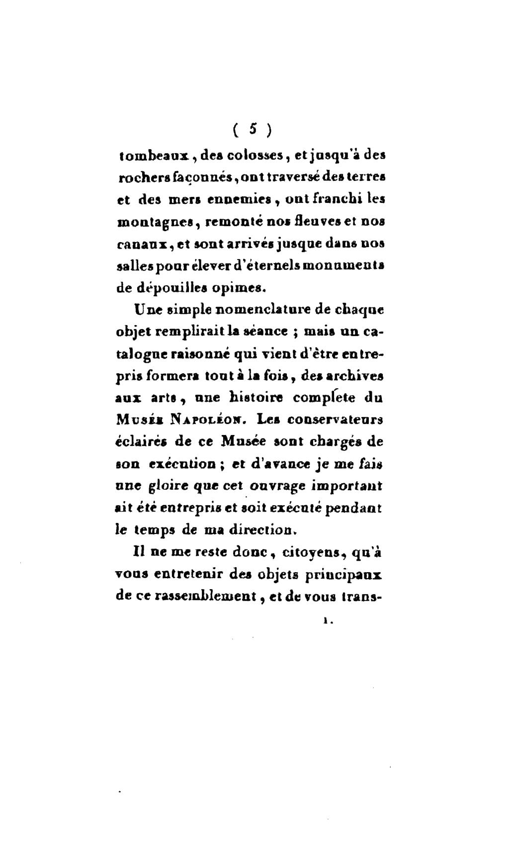 Cover of Discours sur les monuments d'antiquité arrivés d'Italie