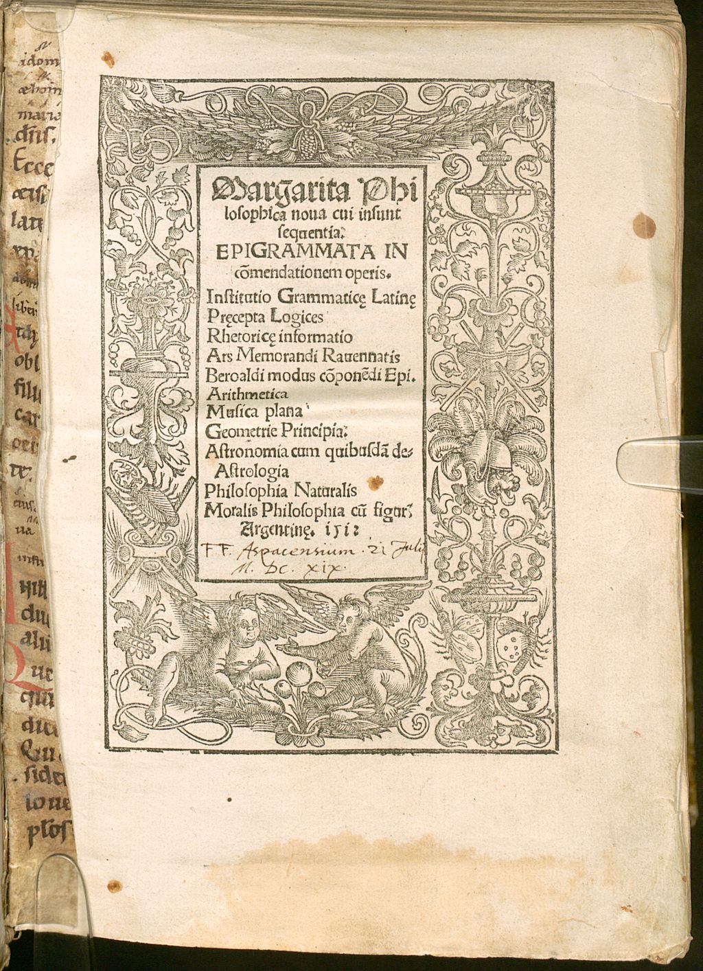 Cover of Margarita Philosophica noua