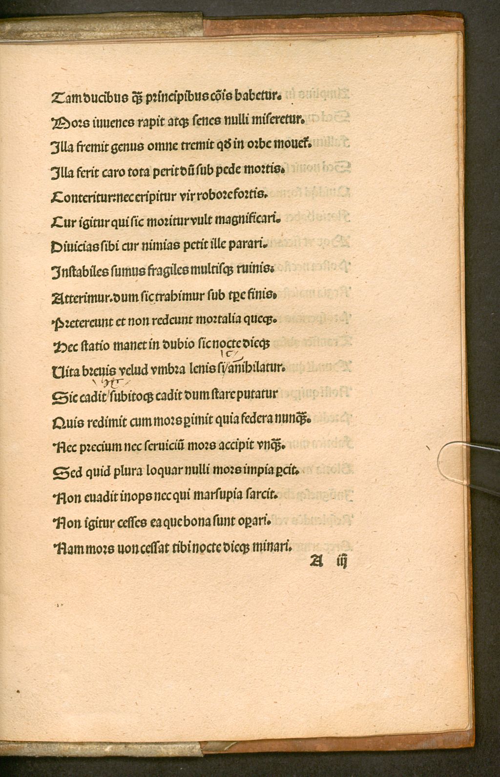 Cover of De contemptu mundi (Cartula)