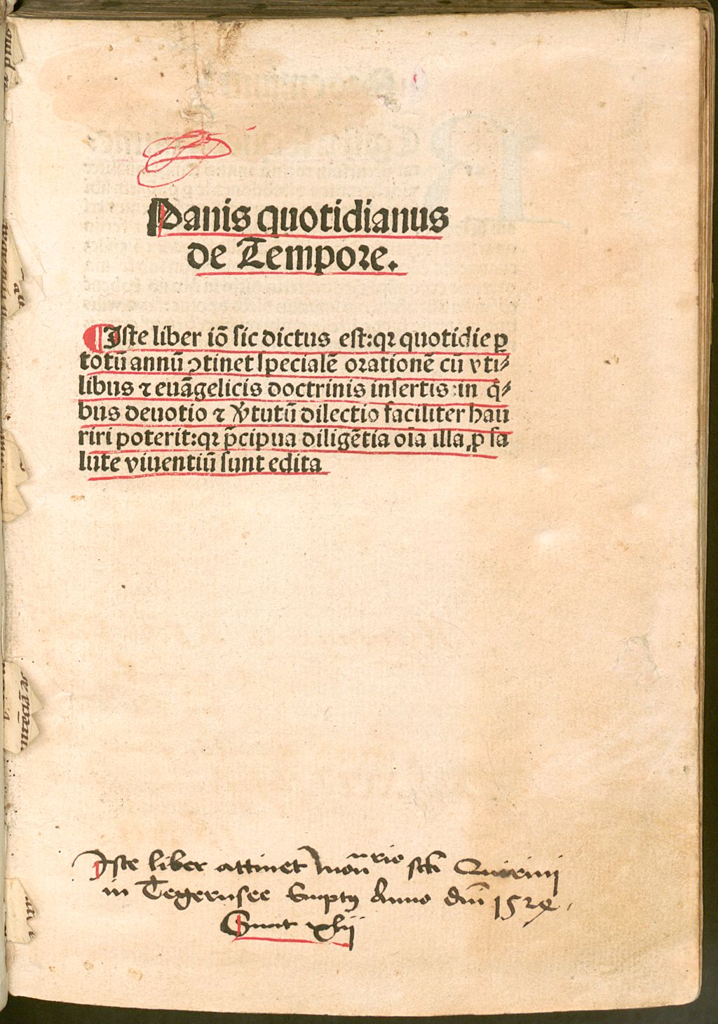 Cover of Panis quotidianus de Tempore