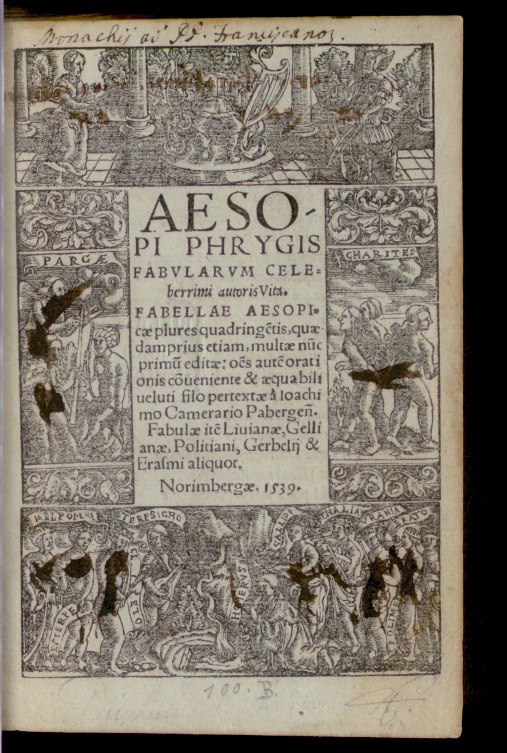 Cover of Aesopi vita, fabellae