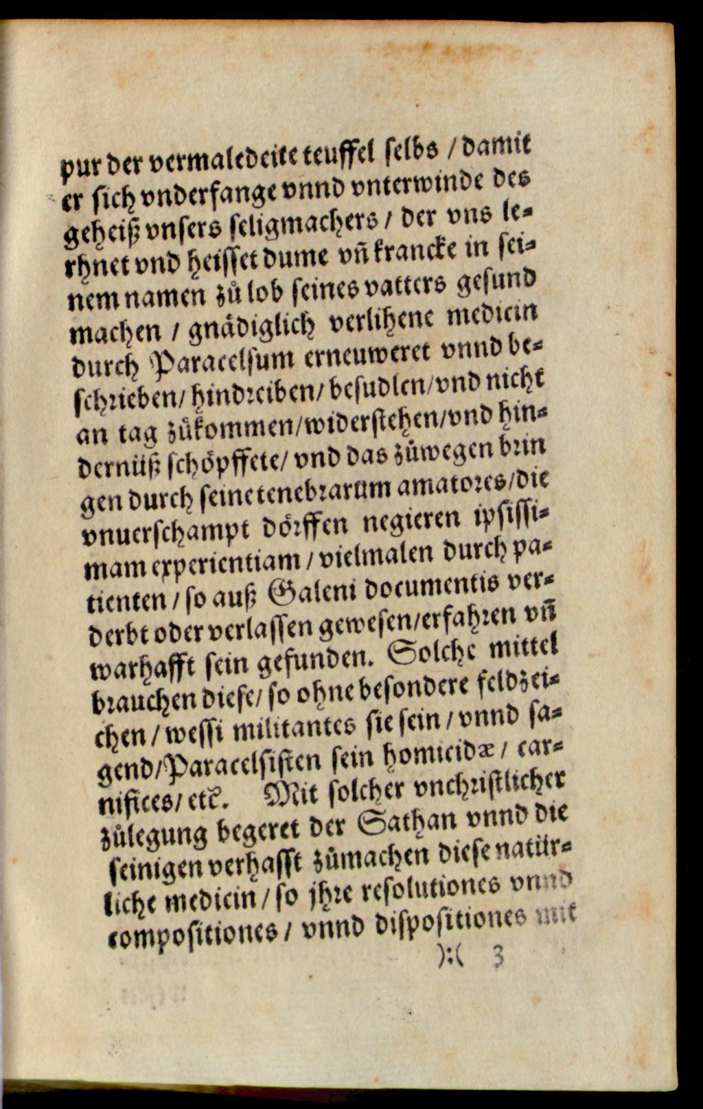 Cover of Metamorphosis Theophrasti Paracelsi, Dessen werck seinen meister loben wirt
