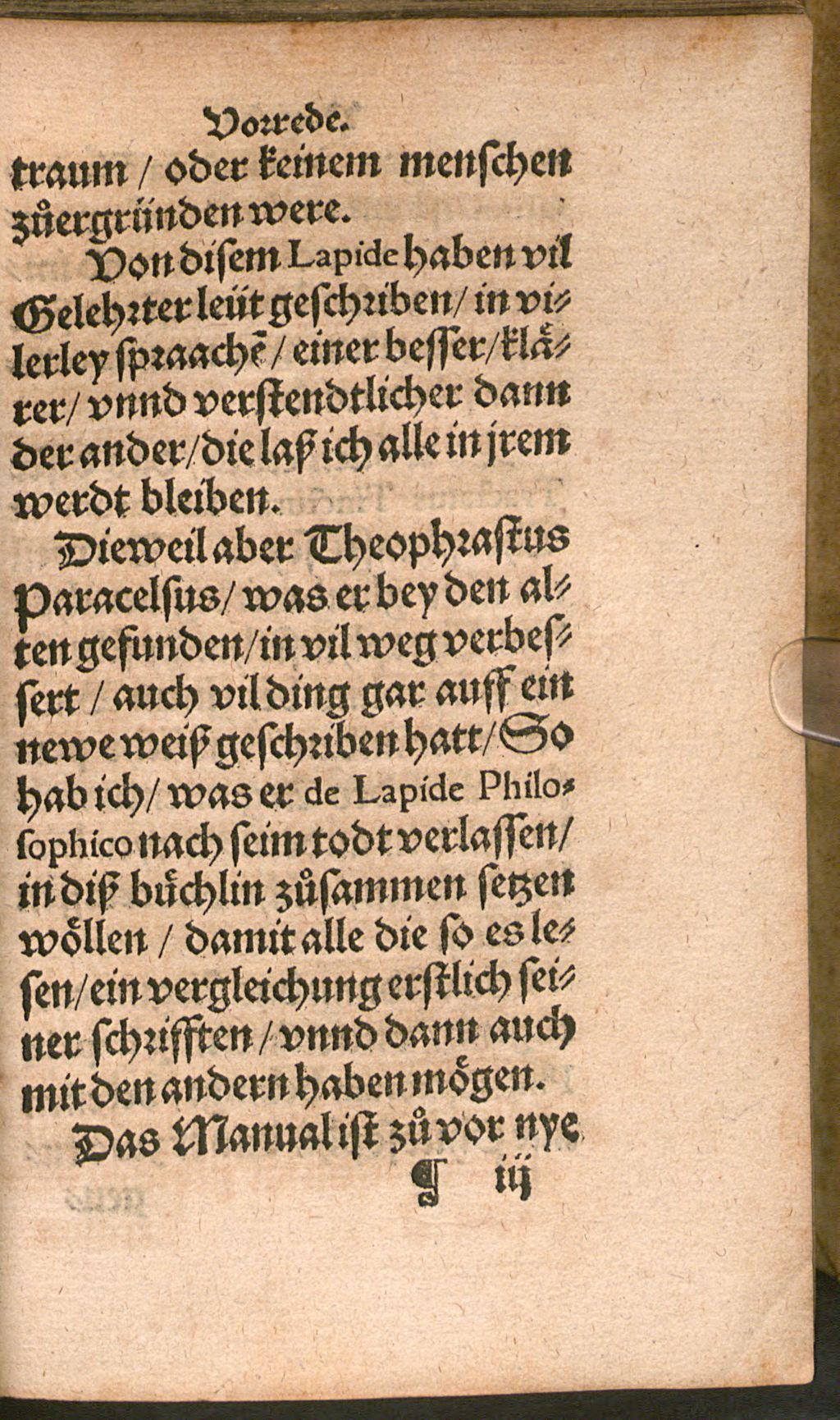 Cover of De Lapide Philosophorum drey Tractat