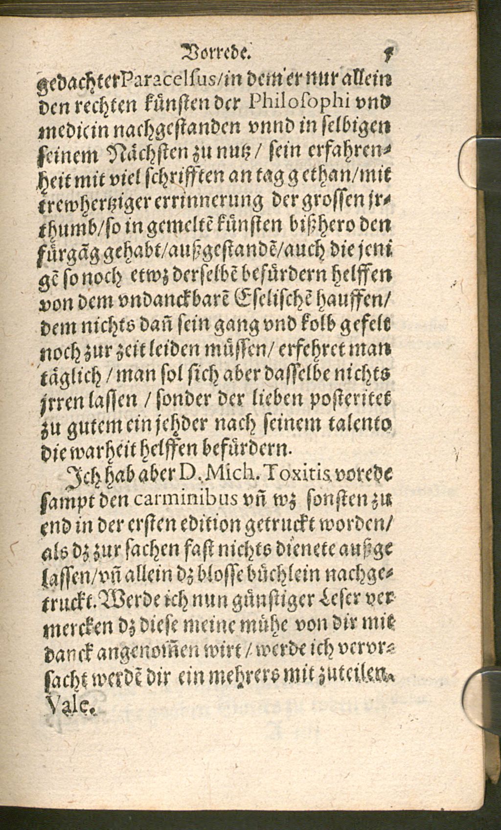 Cover of De secretis antimonii. Das ist von der grossen Heymligkeit des Antimonii, zu Teutschem Spiesglas genant, die Artzney betreffend