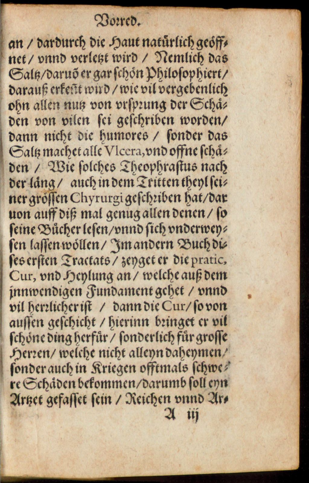 Cover of Trei Tractat Philippi Theophrasti Paracelsi Bombast, des berühmbtesten Philosophi, und beyder Artzney Doctorn