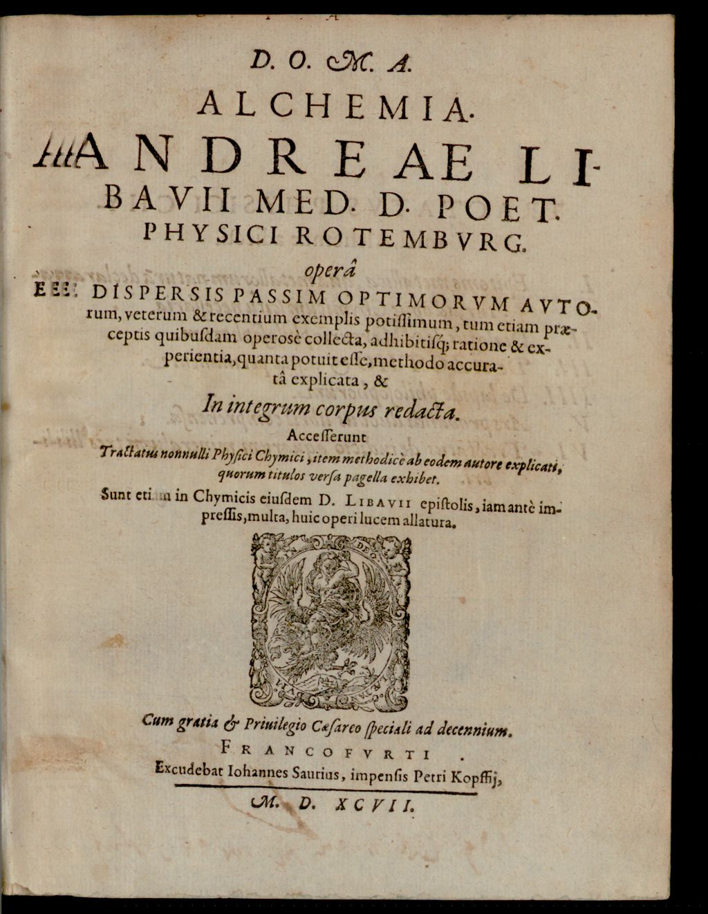 Cover of Alchemia Andreae Libavii