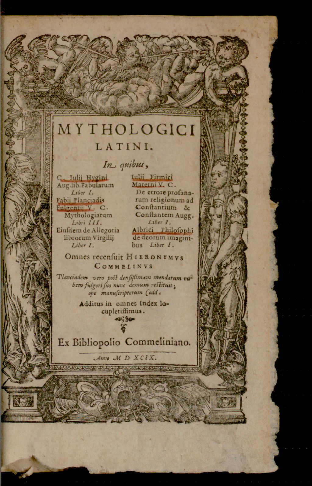 Cover of Mythologici Latini