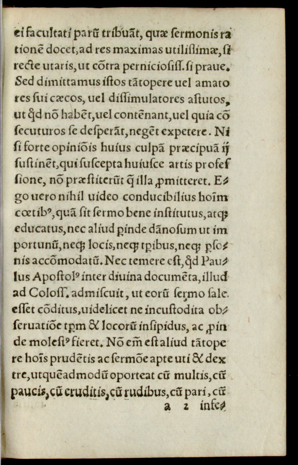 Cover of De ratione dicendi