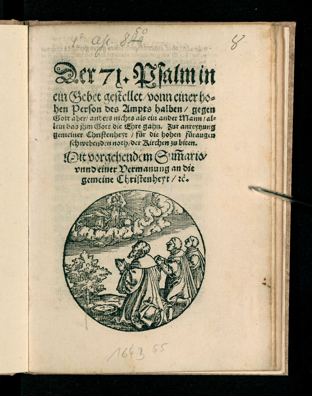 Cover of Der 71. Psalm in ein Gebet gestellet