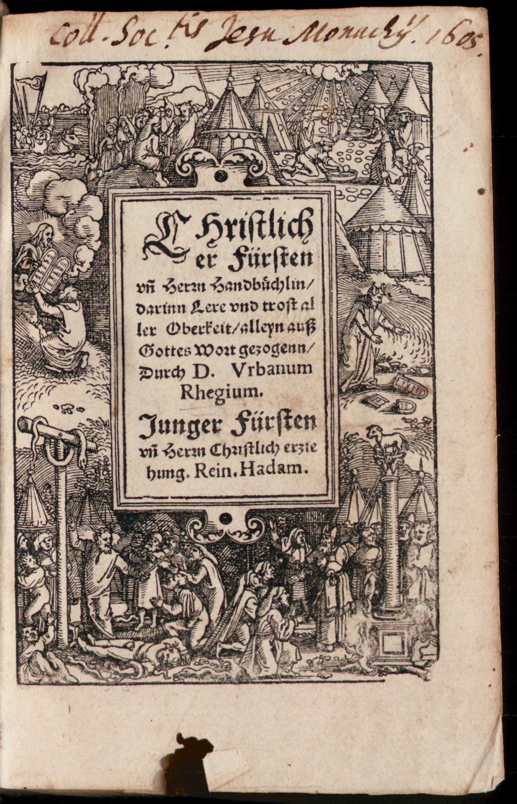 Cover of Christlicher Fürsten und Herrn Handbüchlin