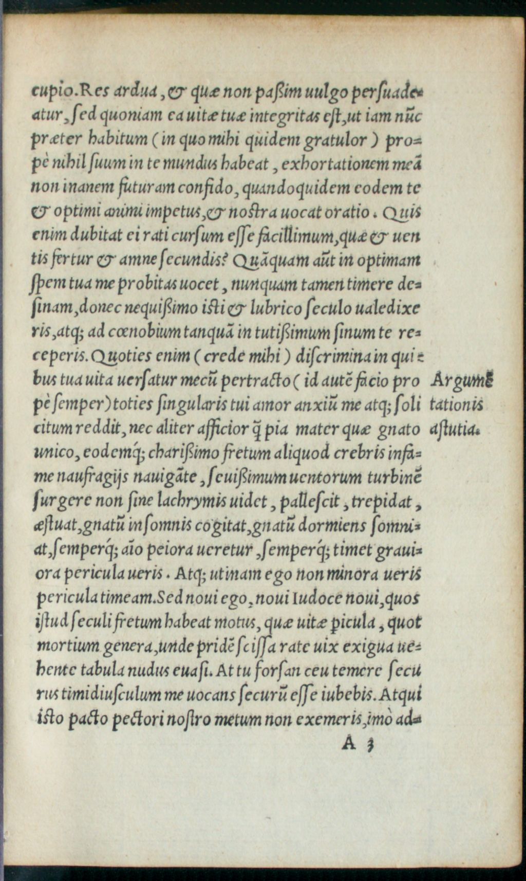Cover of De Co[n]temptv Mvndi Epistola D. Erasmi Roterodami