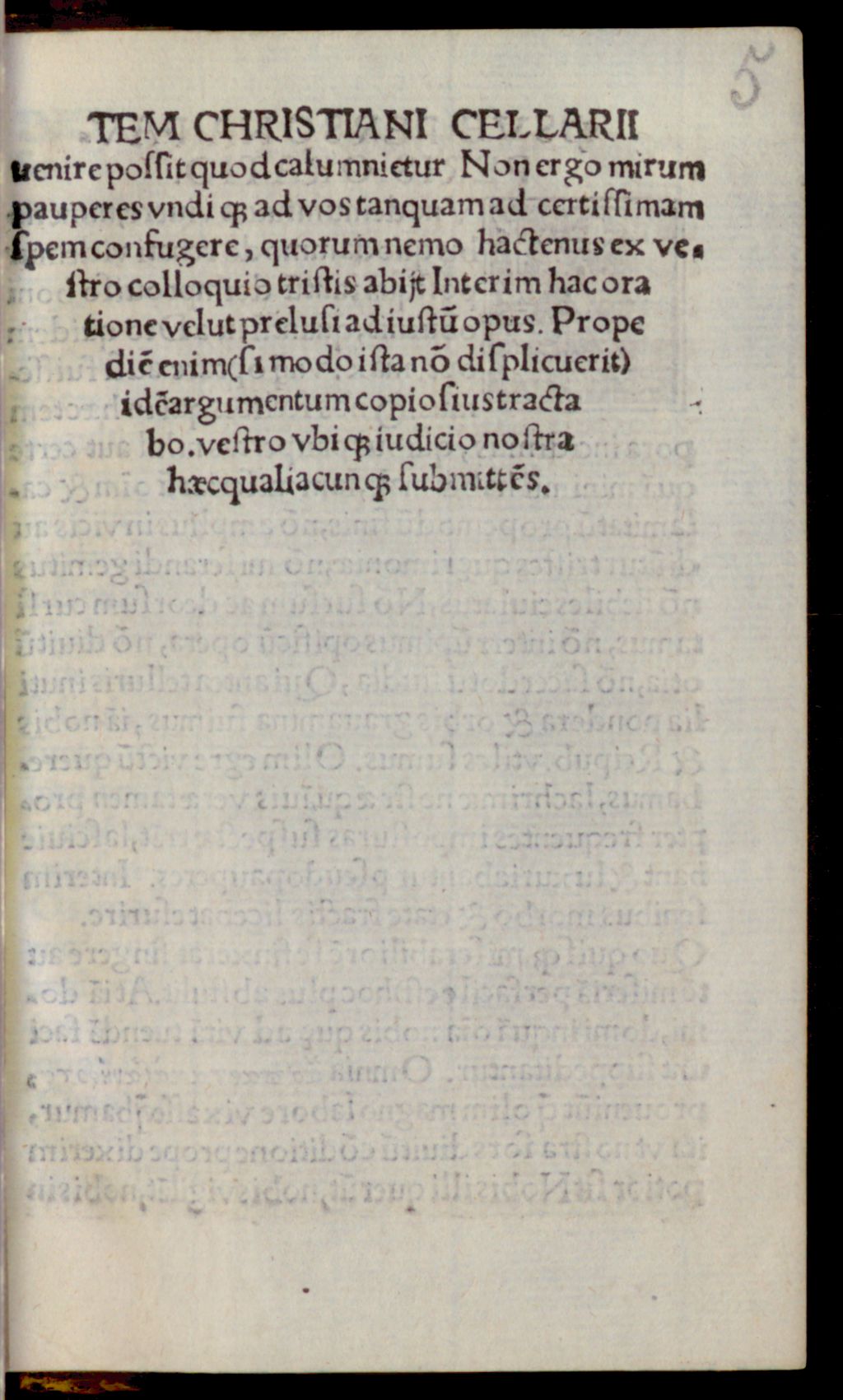 Cover of Oratio contra mendicitatem pro nova pauperum Subventione
