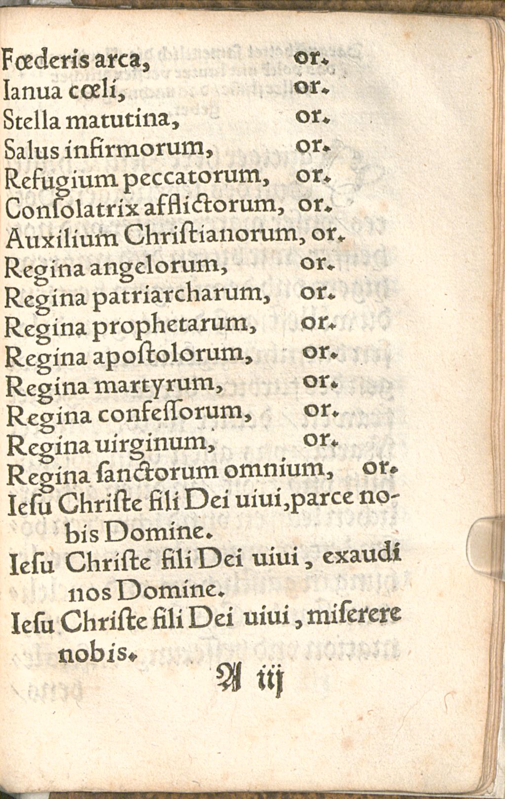 Cover of Ordnung der Litaney v. unser lieben Frawen zu Loreto