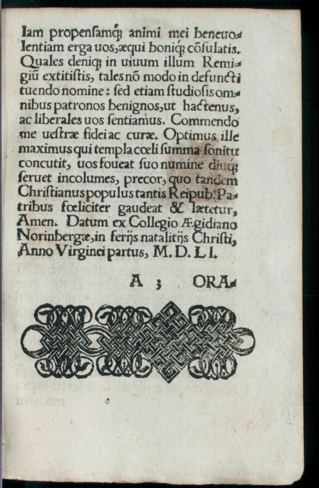 Cover of Oratio paraenetica