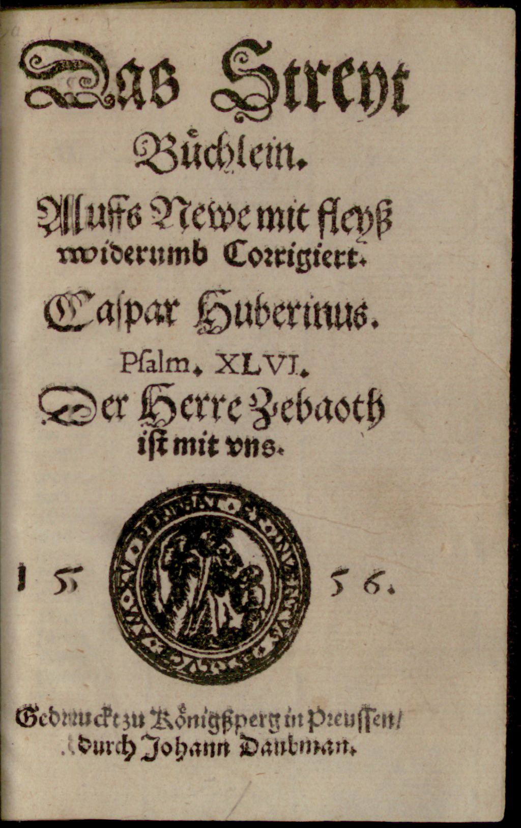 Cover of Das Streyt Büchlein