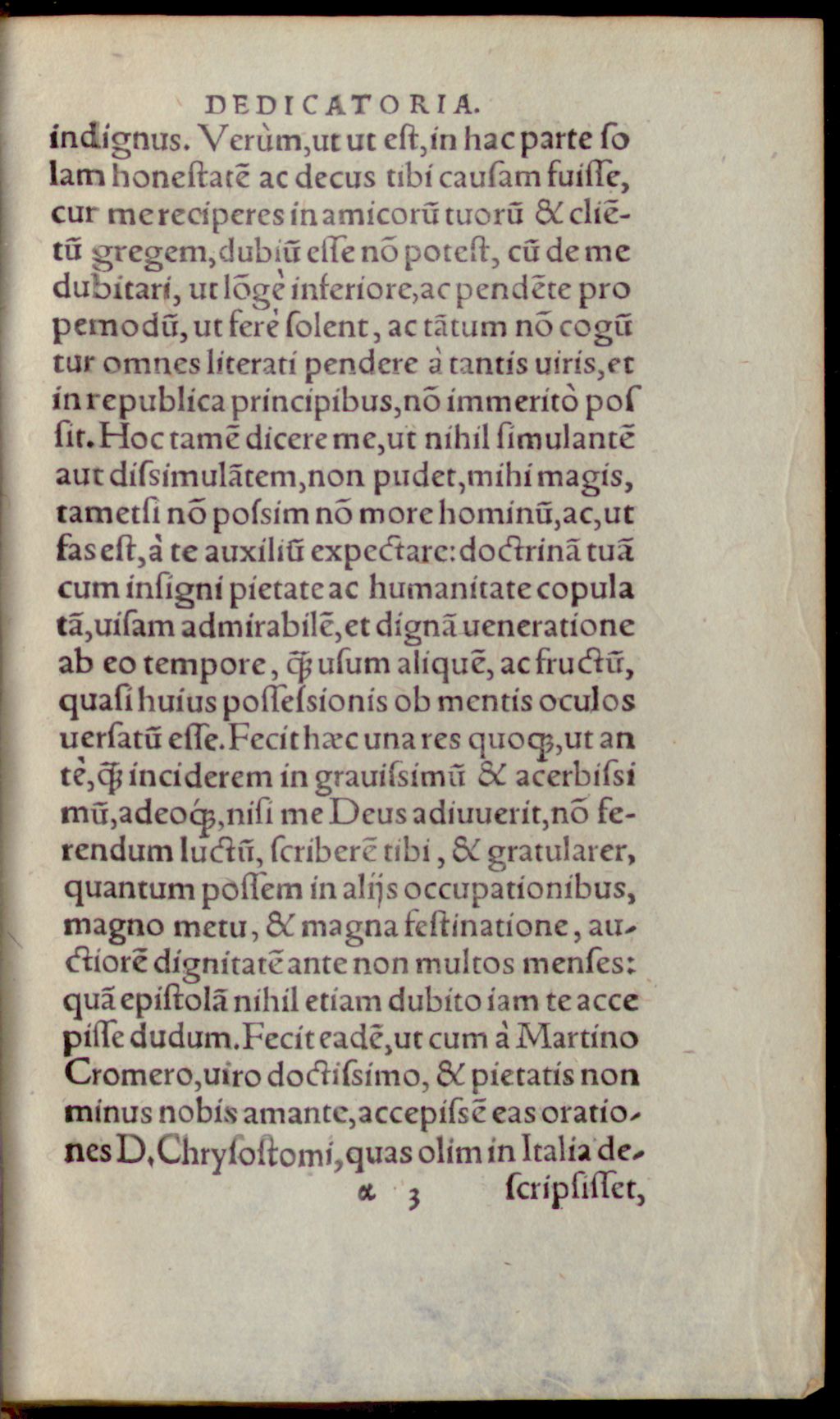 Cover of Aliquot Orationes D. Chrysostomi