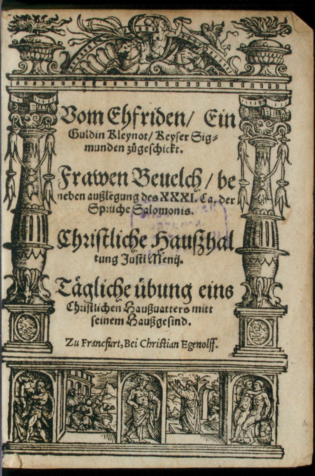 Cover of Vom Ehfriden