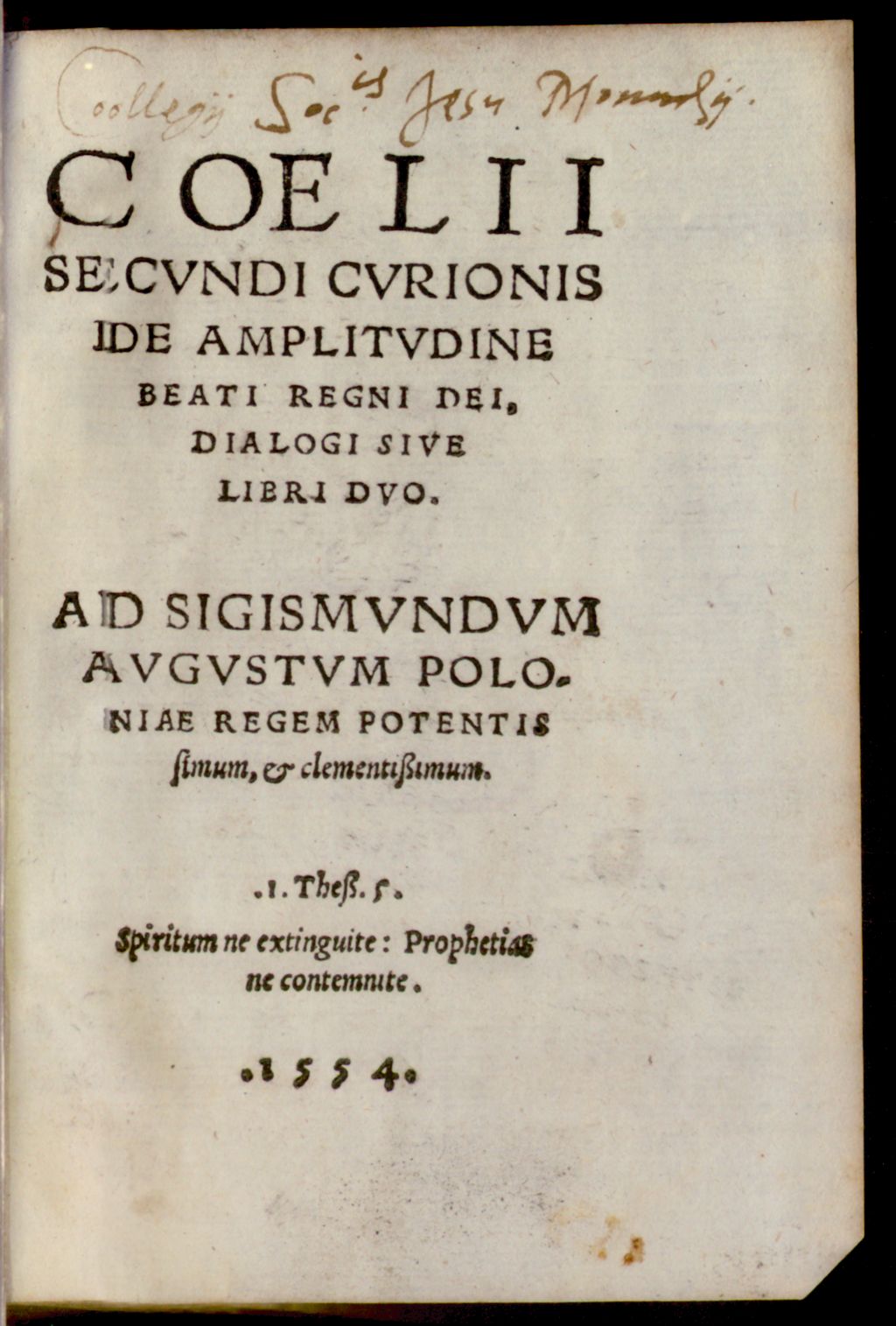 Cover of De amplitudine beati regni Dei ... dialogi ... duo