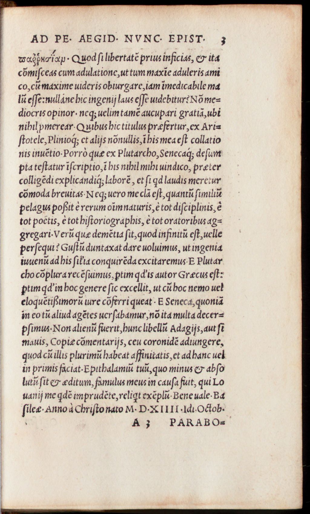 Cover of Parabolarum ... liber