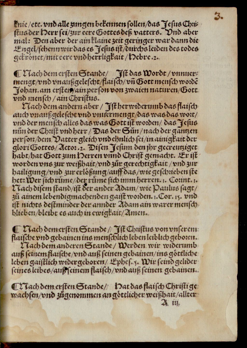 Cover of Summarium, von zwaierlai Stande, Ampt, unnd Erkandtnus Christi, Namlich das nach dem flaische, und das nach dem gaiste