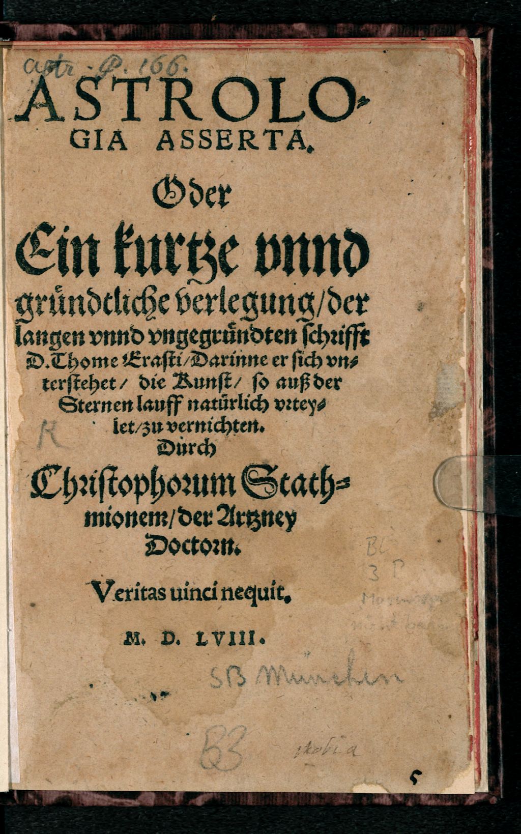 Cover of Astrologia asserta