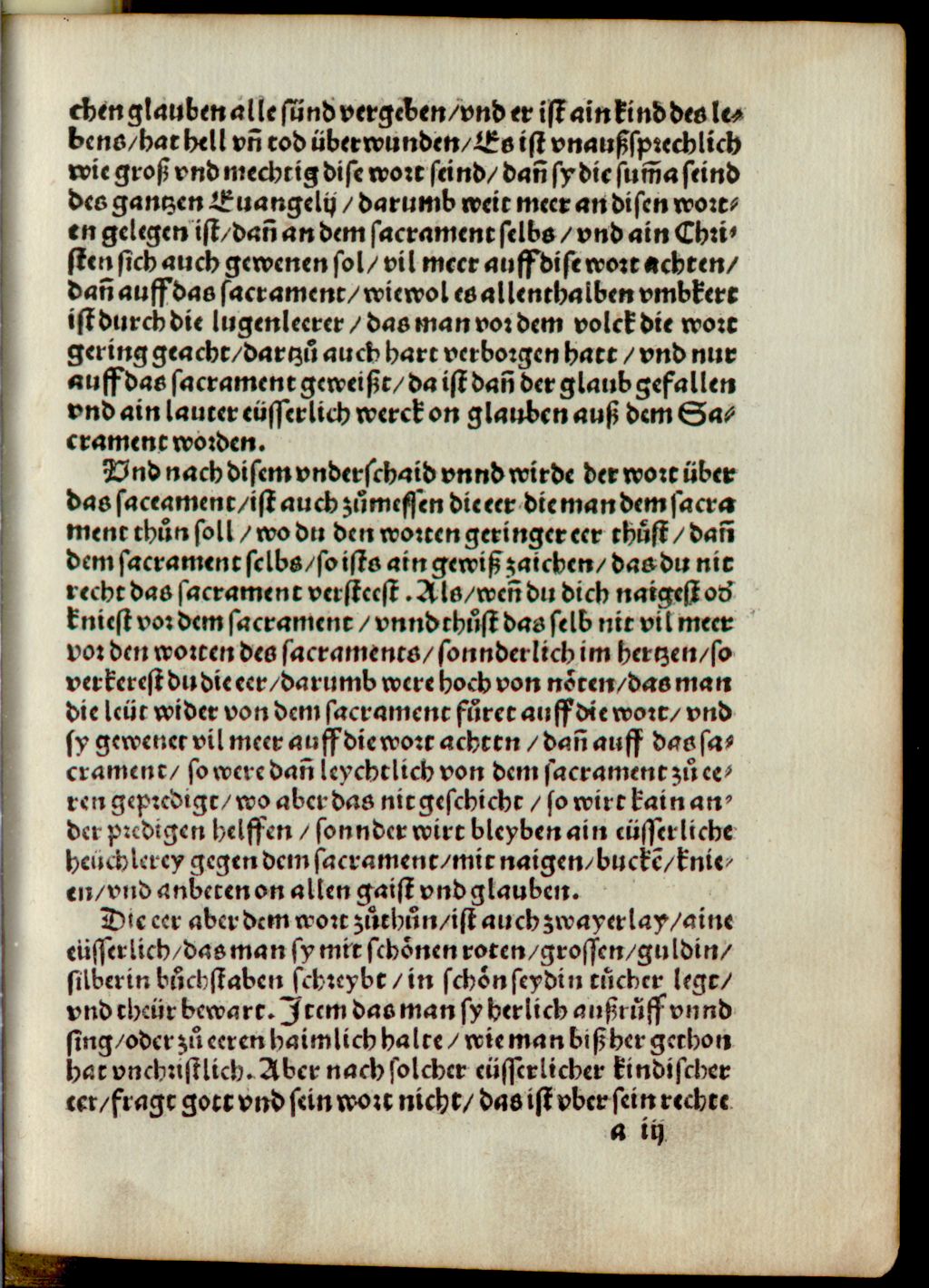 Cover of Von anbeten des Sacraments, des hailigen leichnams Christi