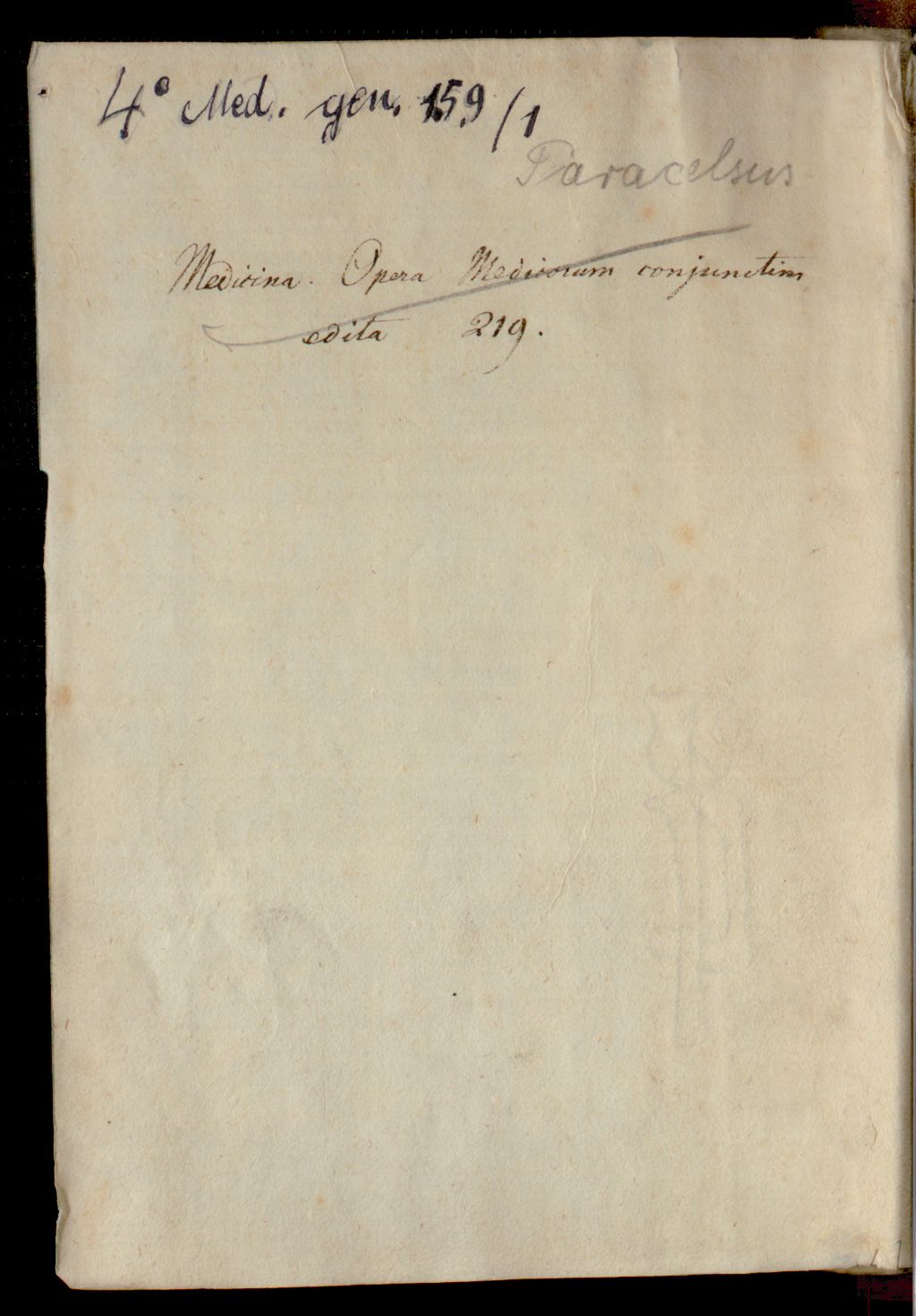 Cover of ... Theil Der Bücher und Schrifften, des Edlen, Hochgelehrten und Bewehrten Philosophi unnd Medici, Philippi Theophrasti Bombast von Hohenheim, Paracelsi genannt. 1, In diesem Theil werden begriffen die Bücher, welche von Ursprung und herkommen, aller Kranckheiten handeln in Genere