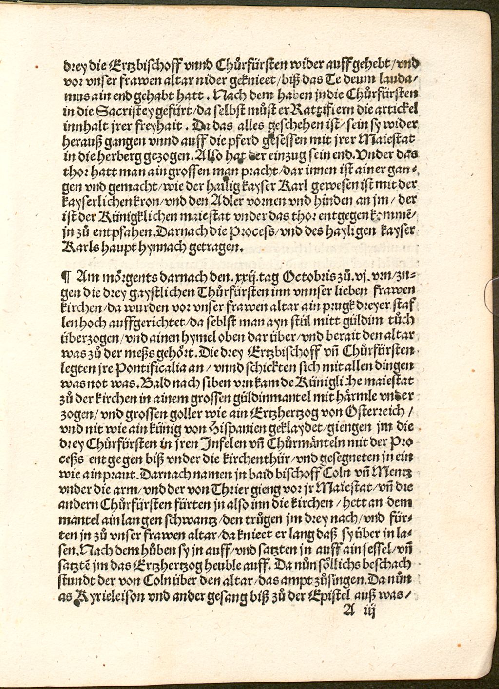 Cover of Römischer Künigklicher Majes. Krönung zu Ach geschehen
