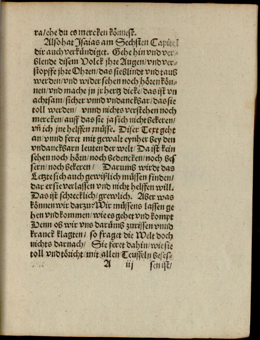 Cover of Ein erinnerung und ermanung D. Martini Luthers des Man Gottes, Von den letzten schweren zeyten geschryben
