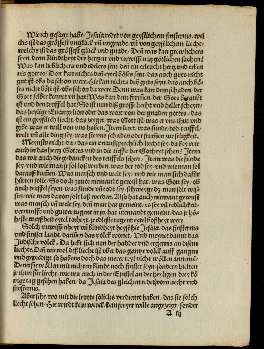 Cover of Die Epistel des Propheten Jesaia, so man in der Christmesse lieset