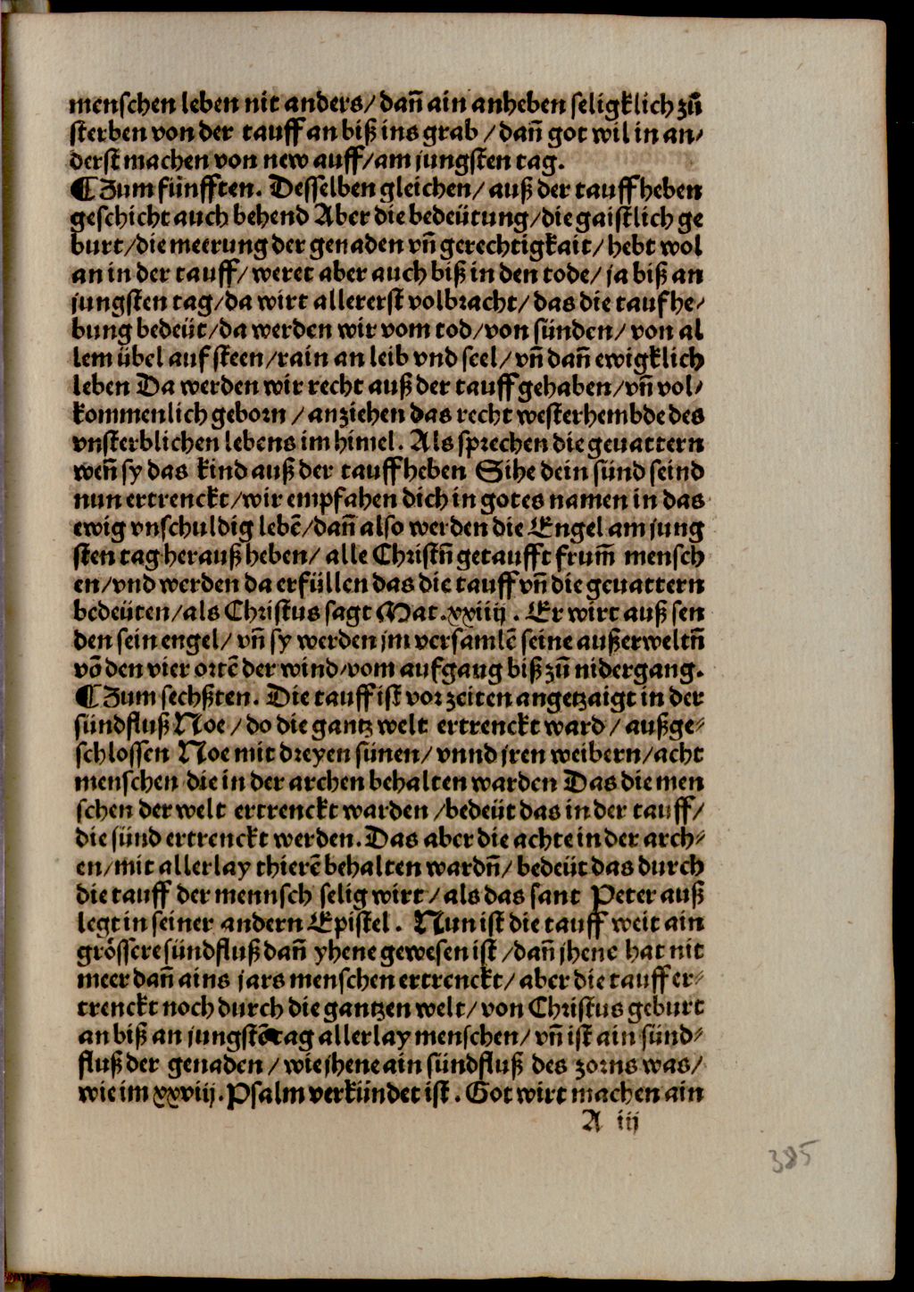 Cover of Ain Sermon von dem hailgen hochwirdigen Sacrament der Tauff Doctor Martini Luthers Augustiner zu Wittenberg
