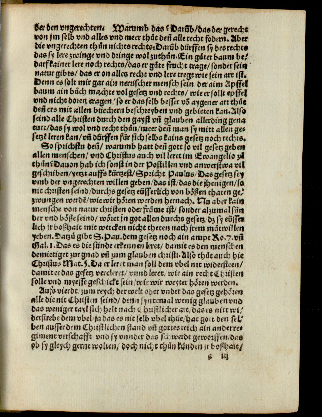 Cover of Von weltlicher vberkeit wie weyt man yhr gehorsam schuldig sey