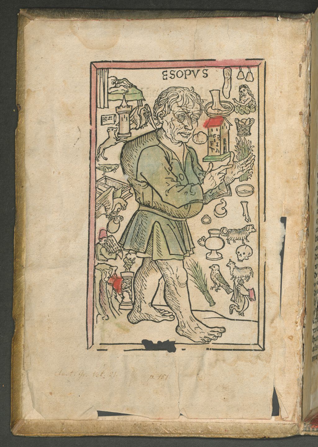 Cover of Das buch des hochberemten fabeltichters Esopi mit seinen figuren