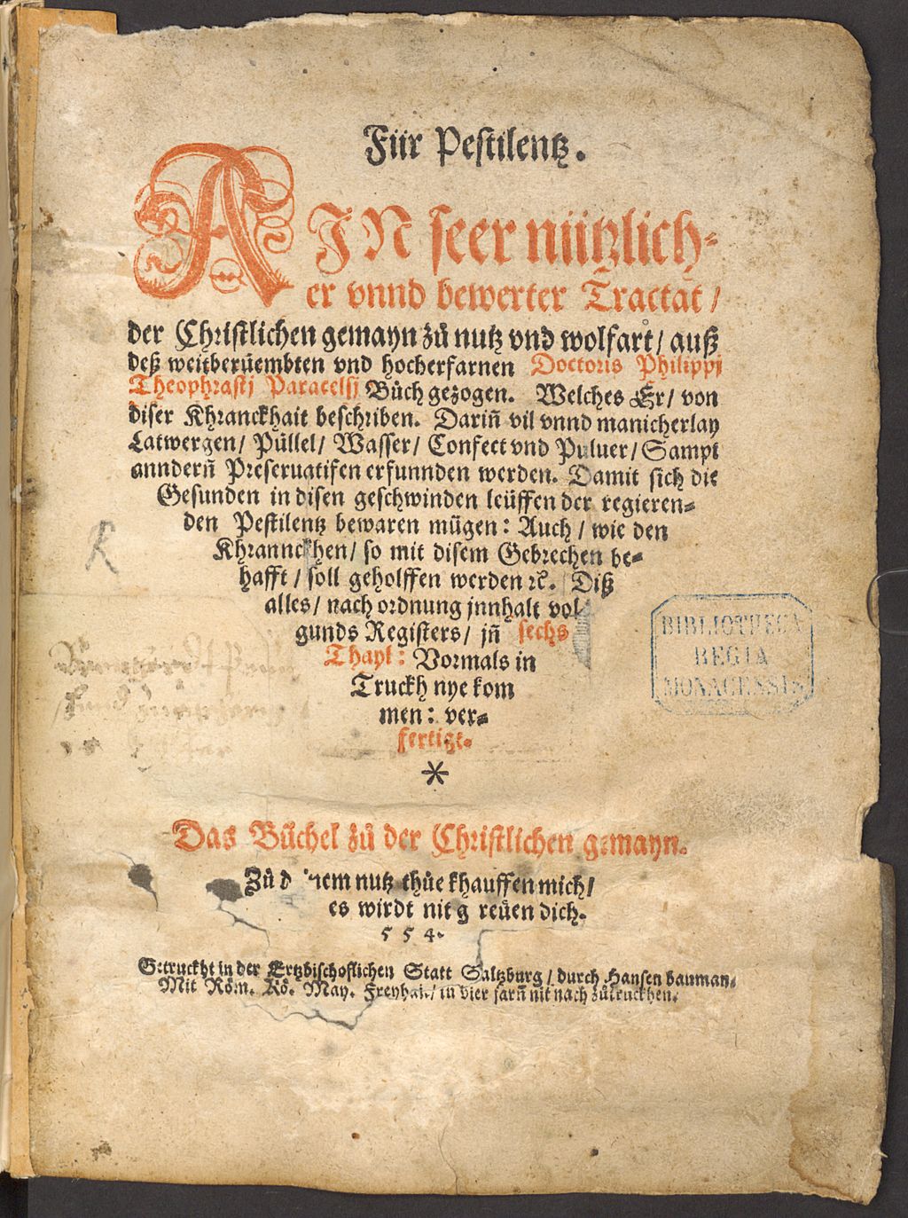 Cover of Für Pestilenz