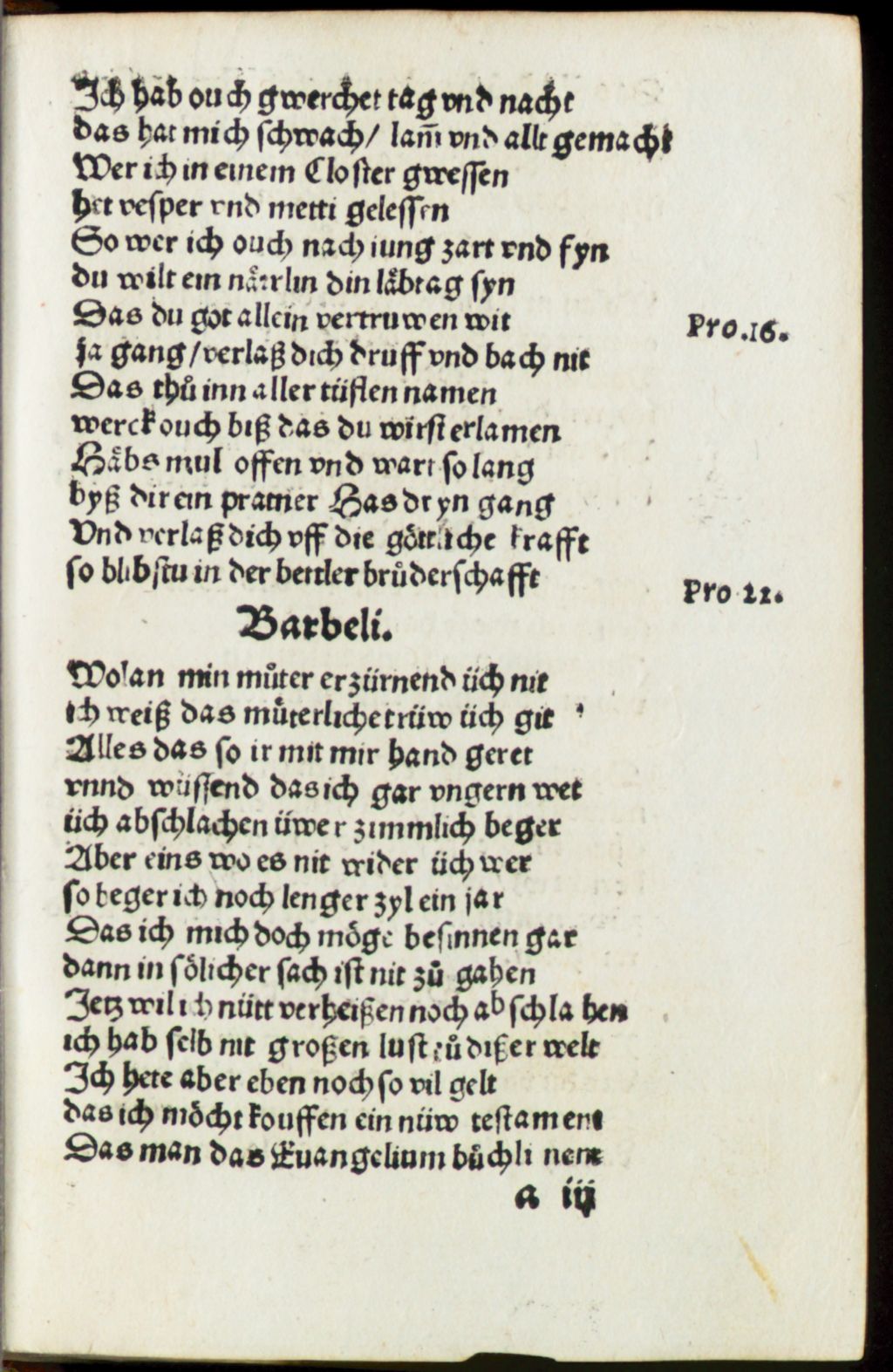 Cover of Ein gespräch von einer Mutter mit jrer Tochter, sie inn ein Closter zu bringen
