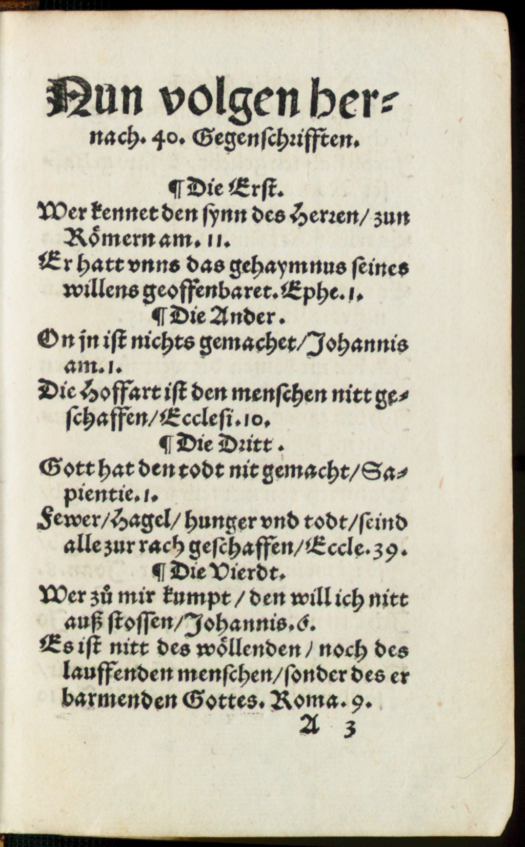 Cover of Wer die warhait warlich lieb hat, mag sich hierin[n] bruefen im erkandtnuß seynes glaubens, auf das sich nyemandt in jm selbs erhebe, Sonder wisse von wem man weißhait bitte[n] vnd entpfahen soll