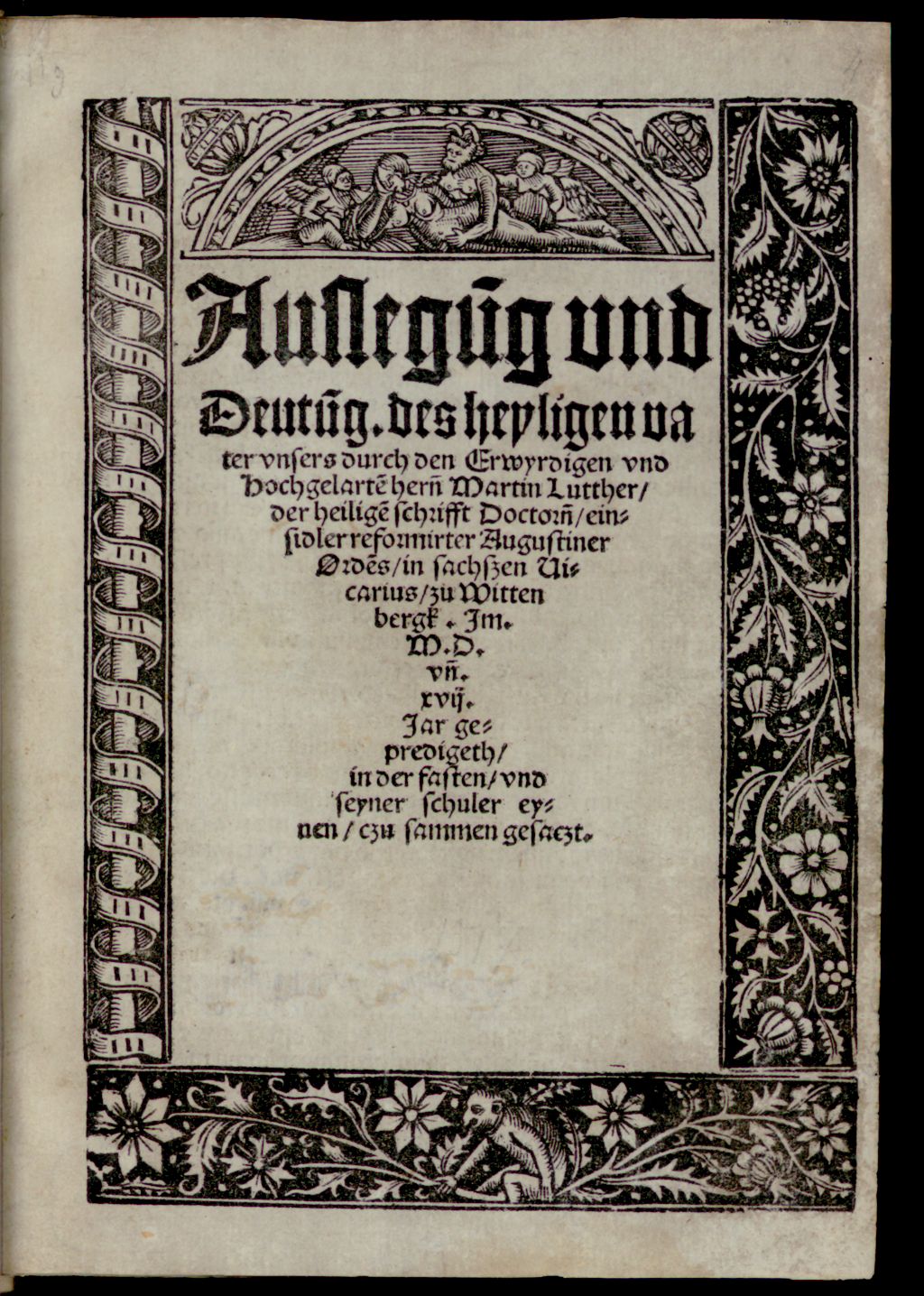 Cover of Auslegu[n]g und Deutu[n]g. des heyligen vater unsers