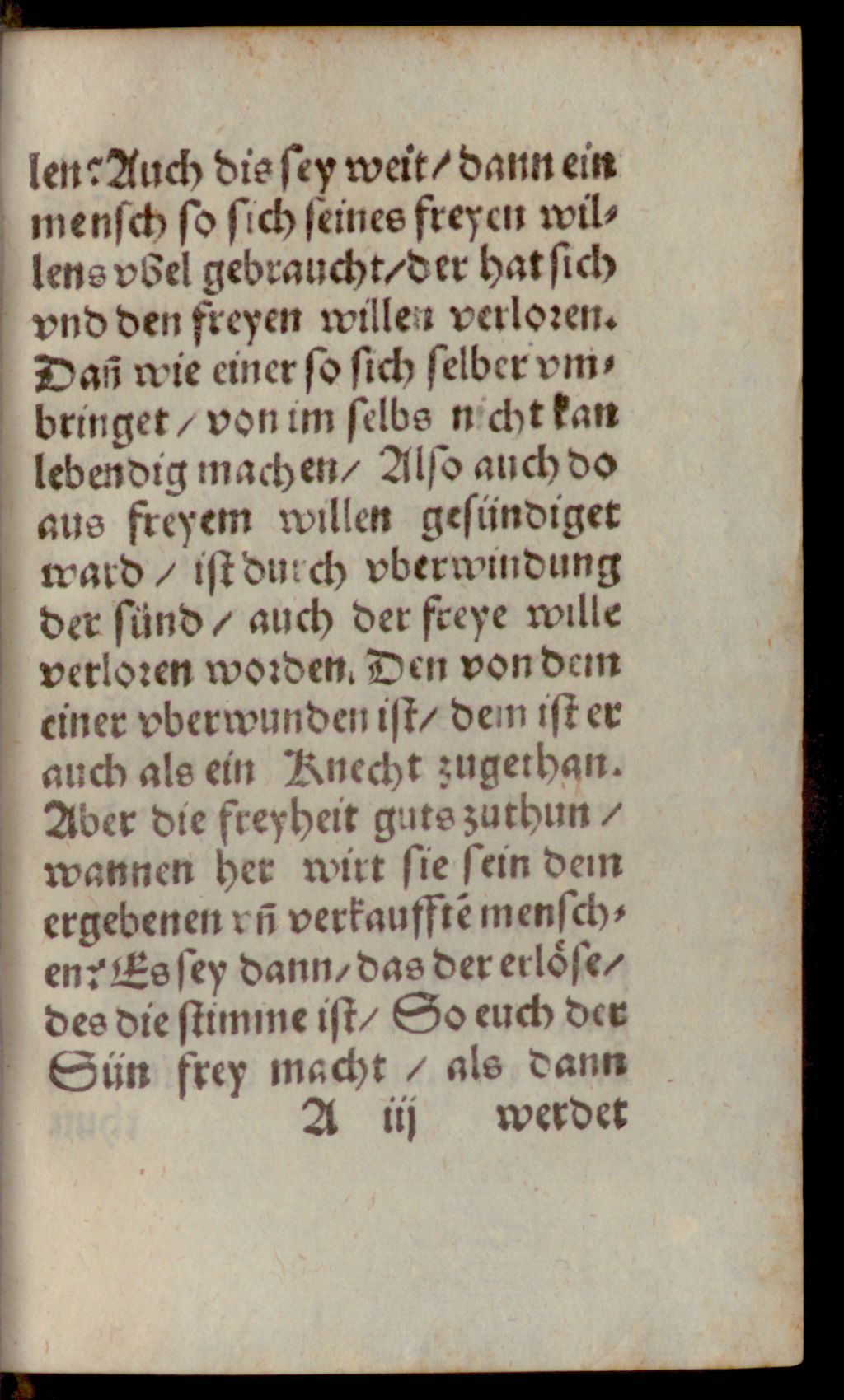 Cover of Ein fein nützlich Büchlein vom freien willen, glauben vnd guten wercken