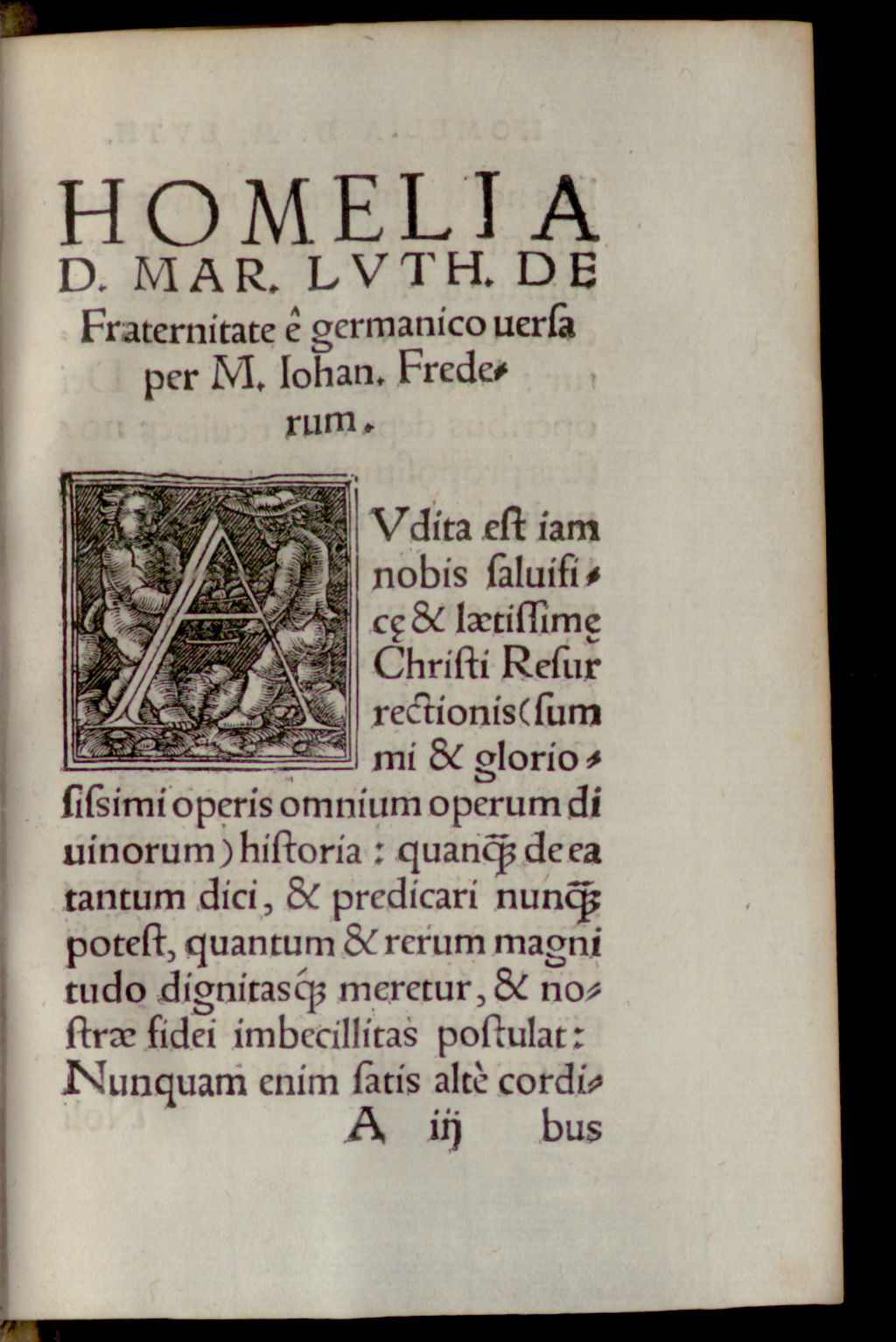 Cover of Homelia Mire Consolatoria de Fraternitatibus