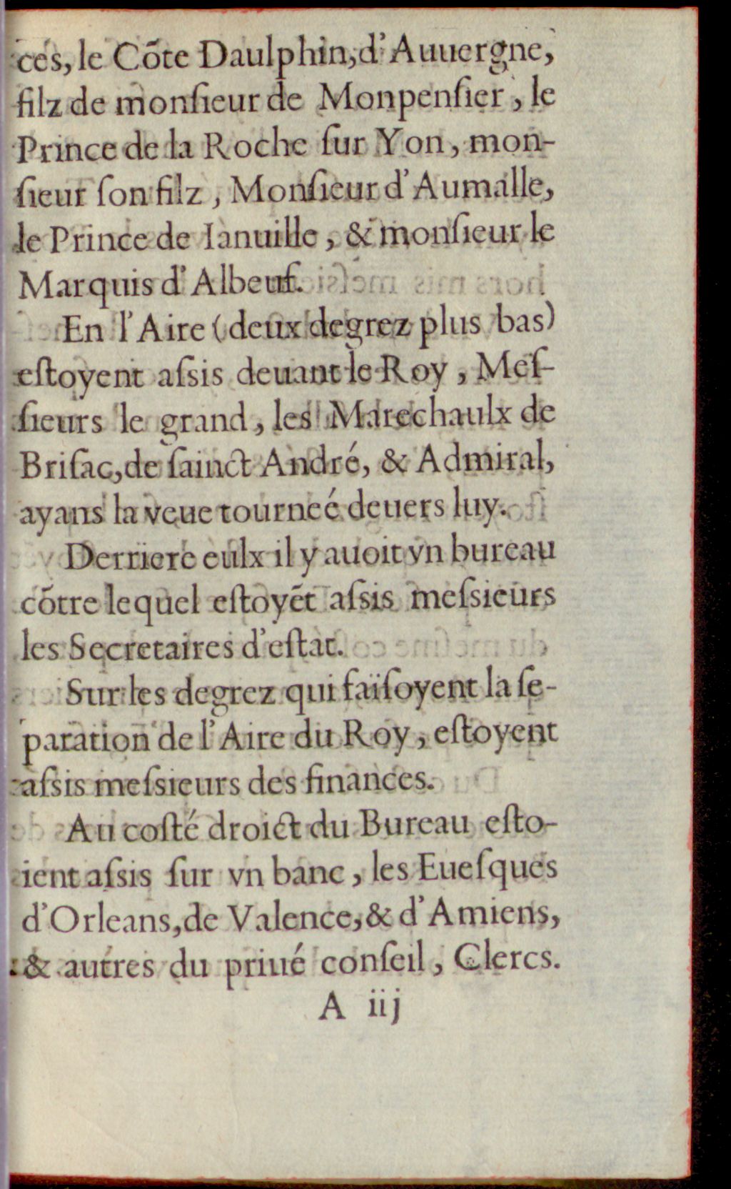Cover of La Description du Plant Dv Theatre faict à Orleans, pour l'assemblée des trois Estatz: auec vn brief discours de la seance des tenans & representans lesdictz Estatz